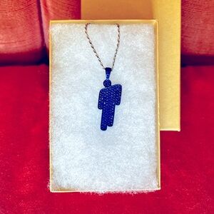 Billie Eilish Blohsh Necklace - Blue